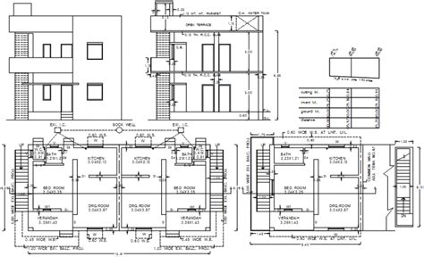 residential floor plans and elevations